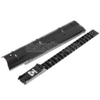 APS Obere Empfängerabdeckung mit Taktisches Schienenvisier Geeignet für APS AEK AK Serie AEG Gewehre Airsoft Schwarz