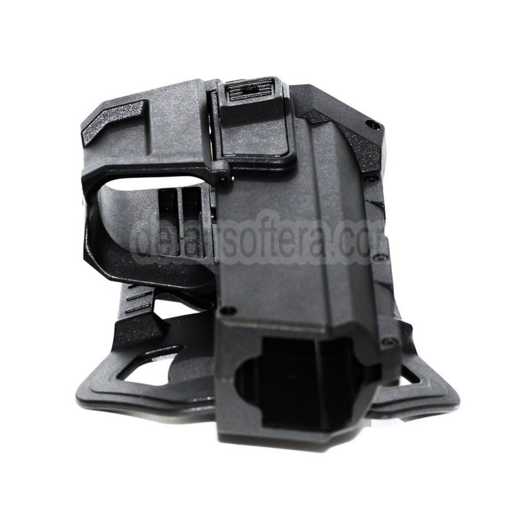 AirsoftEra Polymer Hartschalenkoffer Beweglich Halfter Geeignet für G17 G18C G19 Pistolen Airsoft