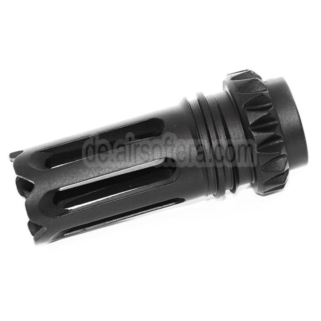 CYMA AAC/QD SCAR Typ Mündungsfeuerdämpfer Geeignet für -14mm CCW Gegen den Uhrzeigersinn Lauf Gewehre Airsoft Schwarz
