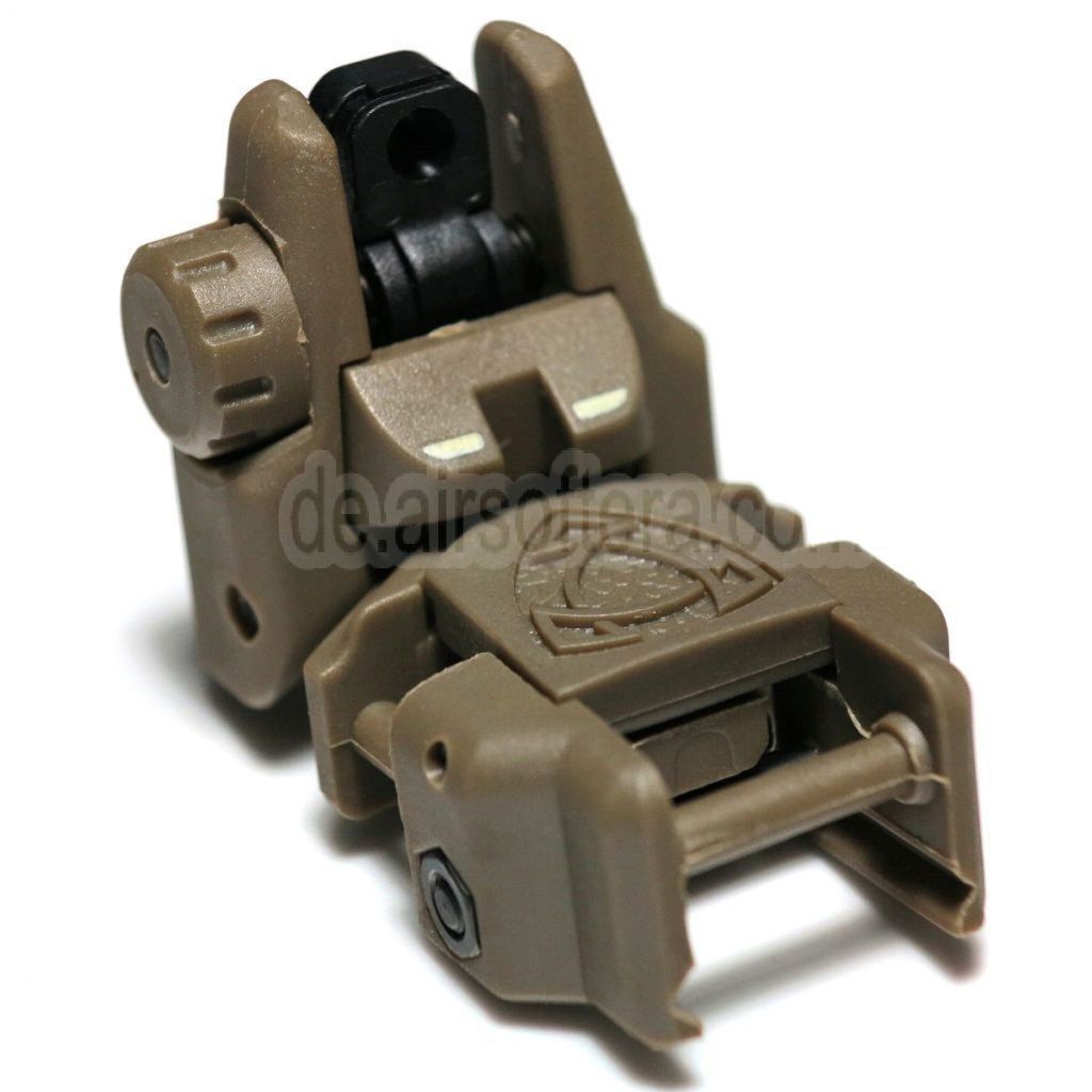 APS Rhino Auxiliary Hochklappen Kimme AEG Gewehre Airsoft
