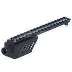CYMA Laufverlängerungsbefestigung Schienenmontage Geeignet für CYMA CM030 Tokyo Marui G18C AEP AEG Pistols Airsoft Schwarz