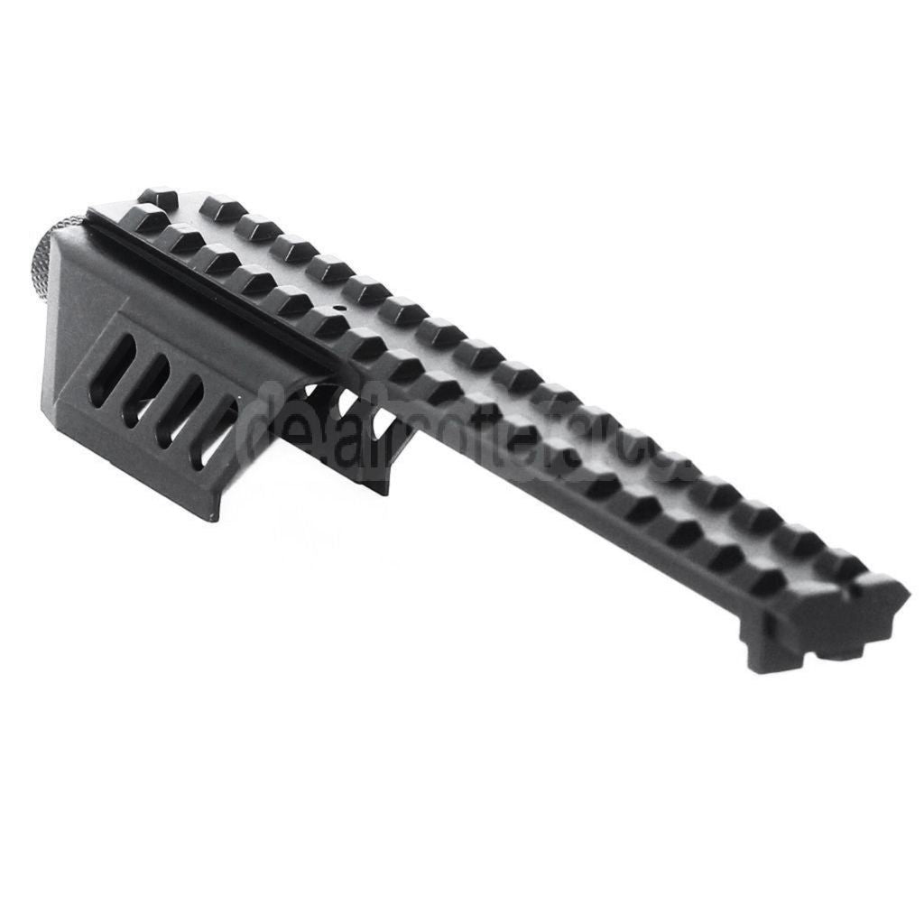 CYMA Laufverlängerungsbefestigung Schienenmontage Geeignet für CYMA CM030 Tokyo Marui G18C AEP AEG Pistols Airsoft Schwarz