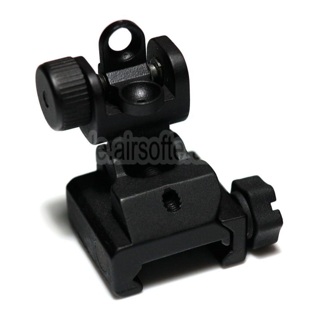APS Klapp Schlacht Kimme Kimme Geeignet für All M4 M16 AR-Serie Gewehre Airsoft mit standard 20mm RIS/RAS Schiene