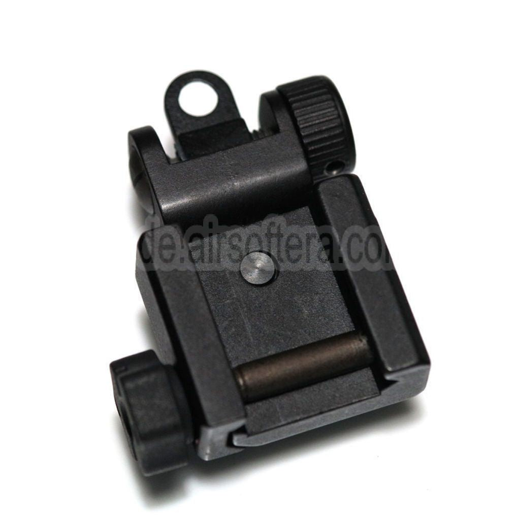 APS Klapp Schlacht Kimme Kimme Geeignet für All M4 M16 AR-Serie Gewehre Airsoft mit standard 20mm RIS/RAS Schiene