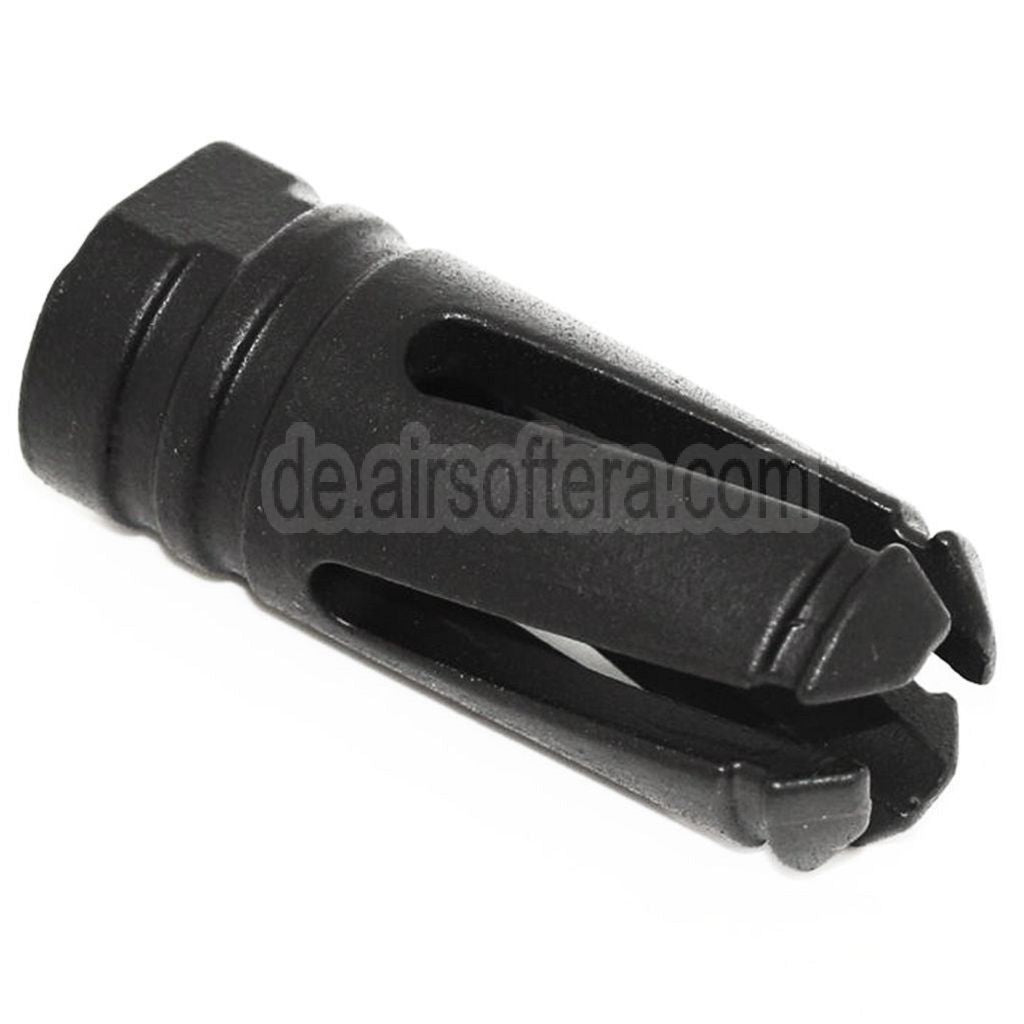 APS Vortex Muzzle Mündungsfeuerdämpfer Geeignet für -14mm CCW Gegen den Uhrzeigersinn Lauf Gewehre Airsoft Schwarz