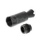 APS AK74U Muzzle Mündungsfeuerdämpfer Geeignet für -14mm CCW Gegen den Uhrzeigersinn Lauf Gewehre Airsoft Schwarz
