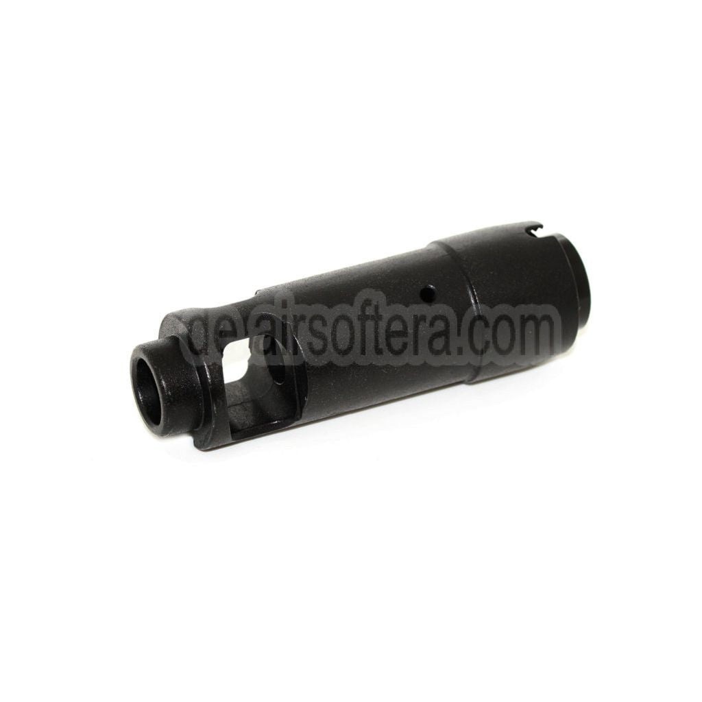 APS AK74 Muzzle Mündungsfeuerdämpfer Geeignet für -14mm CCW Gegen den Uhrzeigersinn Lauf Gewehre Airsoft Schwarz