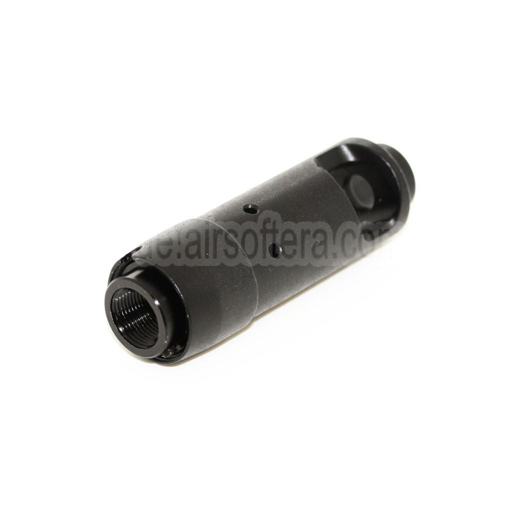 APS AK74 Muzzle Mündungsfeuerdämpfer Geeignet für -14mm CCW Gegen den Uhrzeigersinn Lauf Gewehre Airsoft Schwarz