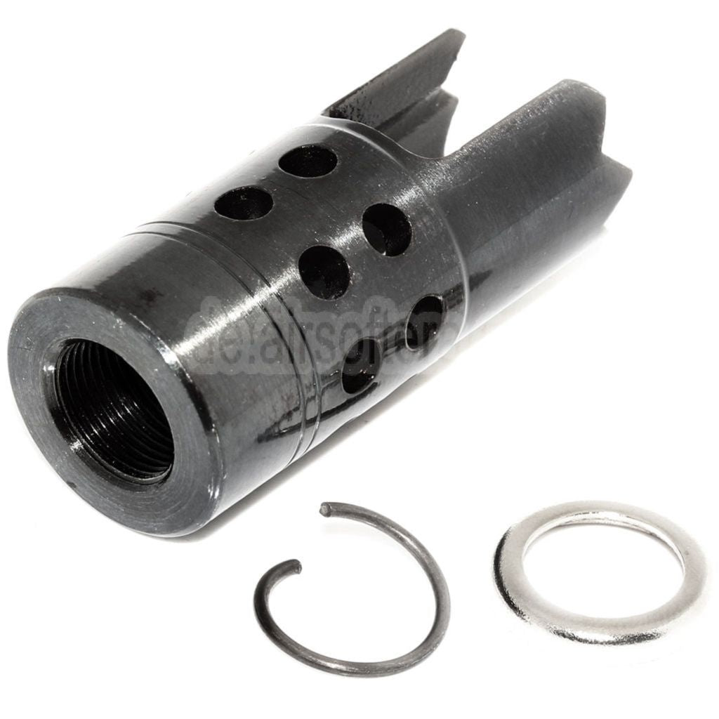 APS Rebar Cutter Mündungsfeuerdämpfer Geeignet für +14mm CW Rechtsgewinde Lauf Gewehre Airsoft
