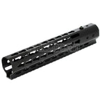 AirsoftEra CNC Aluminum 10 Zoll RAS Handguard Keymod Rail System Geeignet für M4 M16 AEG Serie Gewehre Schwarz