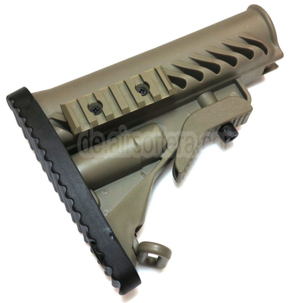 APS Battle Tele Stil Stock Geeignet für M4 M16 Serie AEG Gewehre Airsoft
