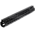 AirsoftEra CNC Aluminum 13.5 Zoll Keymod RAS Handschutz Schienen System Geeignet für M4 M16 Serie AEG Gewehre Schwarz