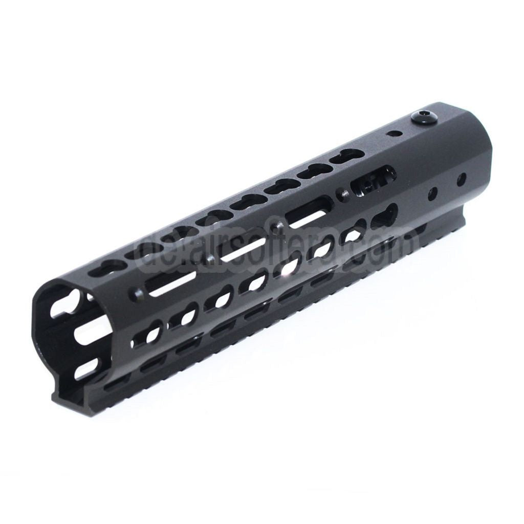 AirsoftEra CNC Aluminum 9 Zoll Keymod Handschutz Schienen System Geeignet für M4 M16 Serie AEG Gewehre Schwarz