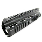 AirsoftEra CNC Aluminum 10.5 Zoll RAS Handschutz Schienen System Geeignet für 416 Serie AEG GBB Gewehre Schwarz