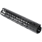 AirsoftEra CNC Aluminum 12 Zoll Keymod RAS Handschutz Schienen System Geeignet für M4 M16 Serie AEG Gewehre Schwarz