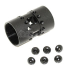 AirsoftEra CNC Aluminum 12 Zoll Keymod RAS Handschutz Schienen System Geeignet für M4 M16 Serie AEG Gewehre Schwarz