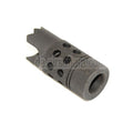 AirsoftEra Rebar Cutter Stahl Mündungsfeuerdämpfer Geeignet für -14mm CCW Gegen den Uhrzeigersinn Lauf Gewehre Airsoft Schwarz