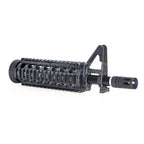 E&C CNC Aluminum RAS vordere Set Handschutz Schienen System mit 9.5 Zoll Outer Barrel Geeignet für M4CQB AEG Gewehre Airsoft Schwarz