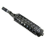 E&C CNC Aluminum RAS vordere Set Handschutz Schienen System mit 9.5 Zoll Outer Barrel Geeignet für M4CQB AEG Gewehre Airsoft Schwarz