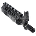 E&C CNC Aluminum RAS vordere Set Handschutz Schienen System Geeignet für SR16 M4 M16 Serie AEG Gewehre Airsoft Schwarz