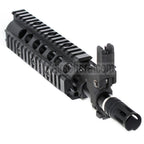 E&C CNC Aluminum RAS vordere Set Handschutz Schienen System Geeignet für SR16 M4 M16 Serie AEG Gewehre Airsoft Schwarz