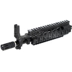 E&C CNC Aluminum RAS vordere Set Handschutz Schienen System Geeignet für SR16 M4 M16 Serie AEG Gewehre Airsoft Schwarz