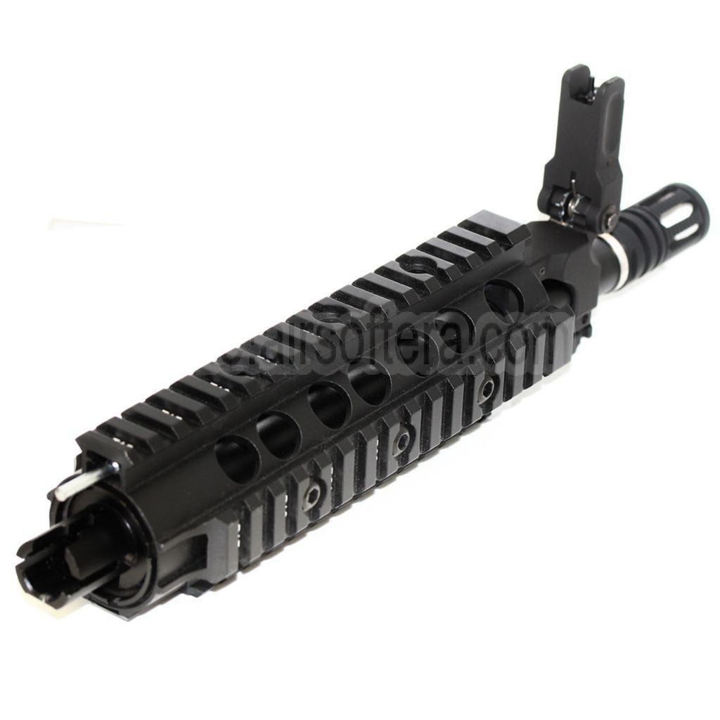 E&C CNC Aluminum RAS vordere Set Handschutz Schienen System Geeignet für SR16 M4 M16 Serie AEG Gewehre Airsoft Schwarz