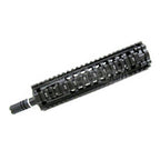 E&C CNC Aluminum M18 RAS vordere Set Handschutz Schienen System mit 9 Zoll Outer Barrel Geeignet für M4 M16 M18 Serie AEG Gewehre Airsoft Schwarz