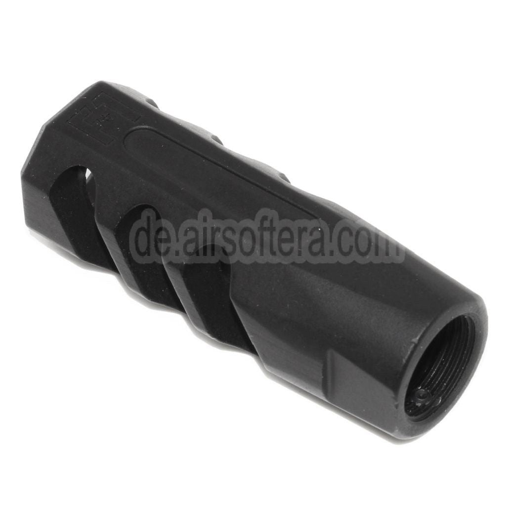 APS EMG Licensed F1 Firearms CMB Flat Faced Mündungsbremse Mündungsfeuerdämpfer Geeignet für -14mm CCW CCW Gegen den Uhrzeigersinn Lauf Gewehre Airsoft