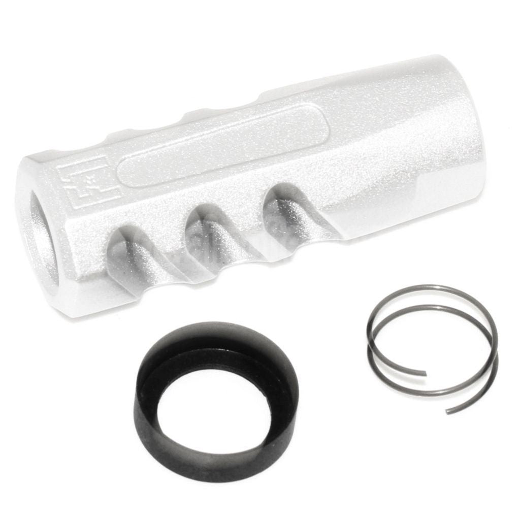APS EMG Licensed F1 Firearms CMB Flat Faced Mündungsbremse Mündungsfeuerdämpfer Geeignet für -14mm CCW CCW Gegen den Uhrzeigersinn Lauf Gewehre Airsoft