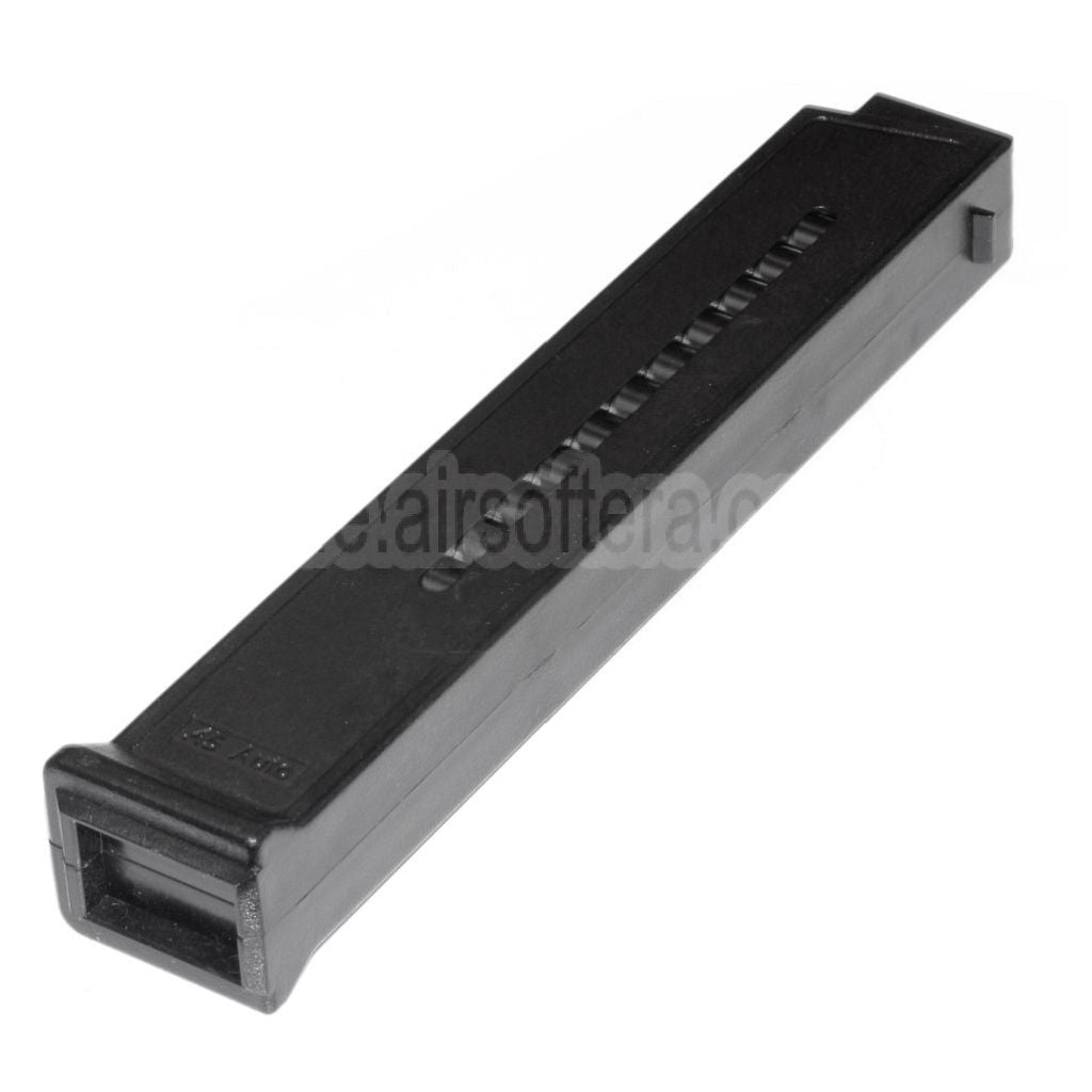 AirsoftEra 110rd Mid-Cap Magazin Geeignet für H&K Umarex UMP Serie AEG Gewehre Schwarz