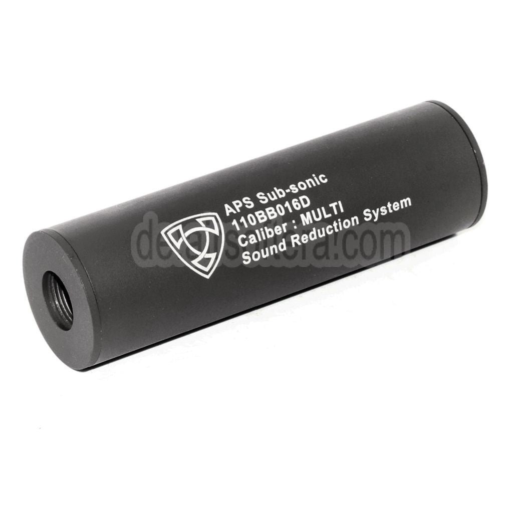 APS 110mm Aluminum Schalldämpfer Laufverlängerungsrohr -14mm CCW Gegen den Uhrzeigersinn / +14mm CW Rechtsgewinde