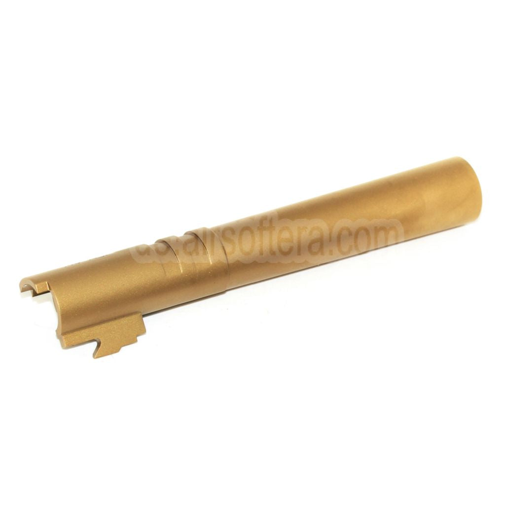 5KU 5 Zoll Edelstahl Äußerer Lauf +11mm CW im Uhrzeigersinn Geeignet für Tokyo Marui Hi-Capa 5.1 GBB Pistolen Airsoft