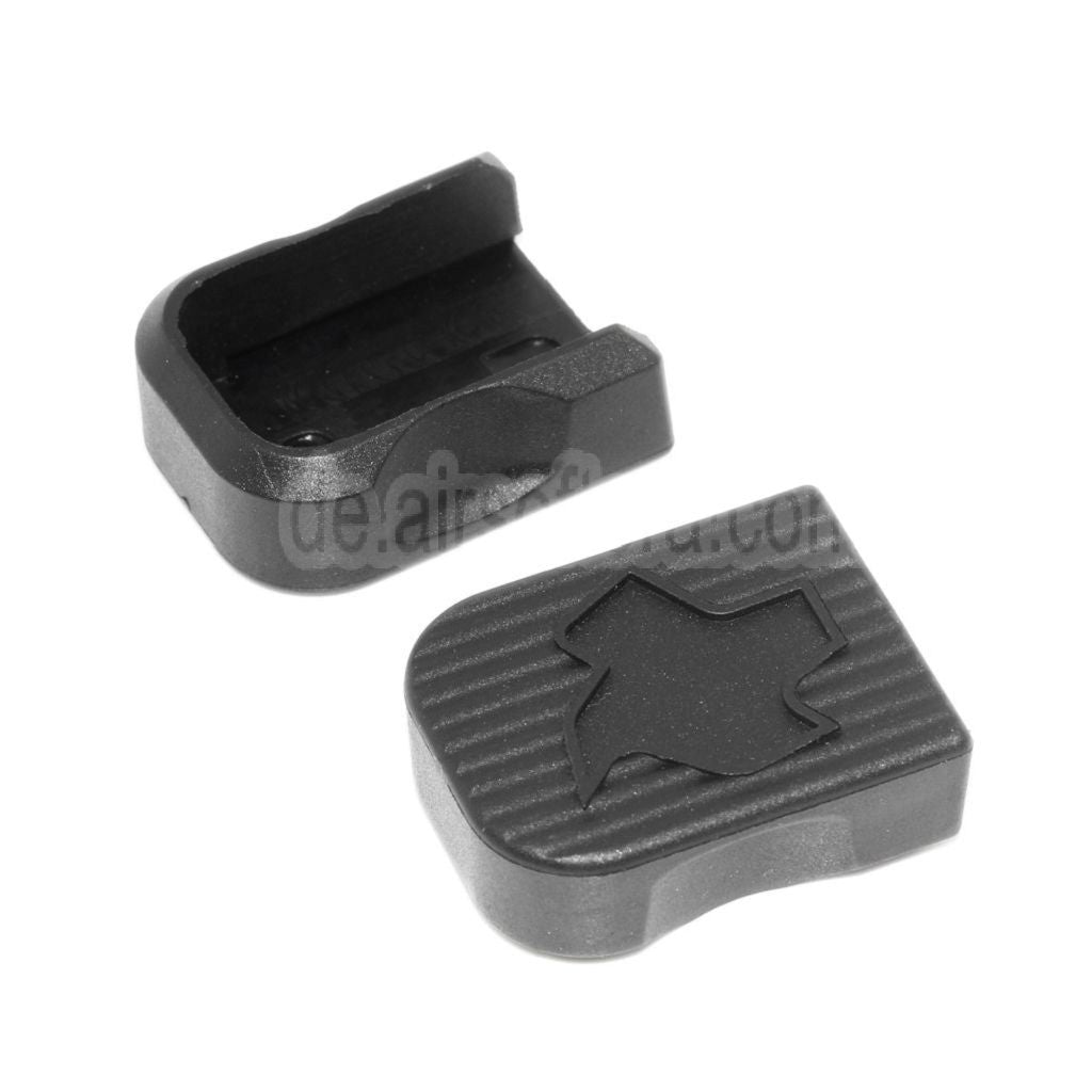 ARMY ARMAMENT 2 Stück R501 Costa Carry Comp Magazin Grundplatte Abdeckung Geeignet für ARMY / EMG SAI STI TTI / AW / WE / Tokyo Marui Hi-Capa GBB Co2 Gas Pistolen Magazin