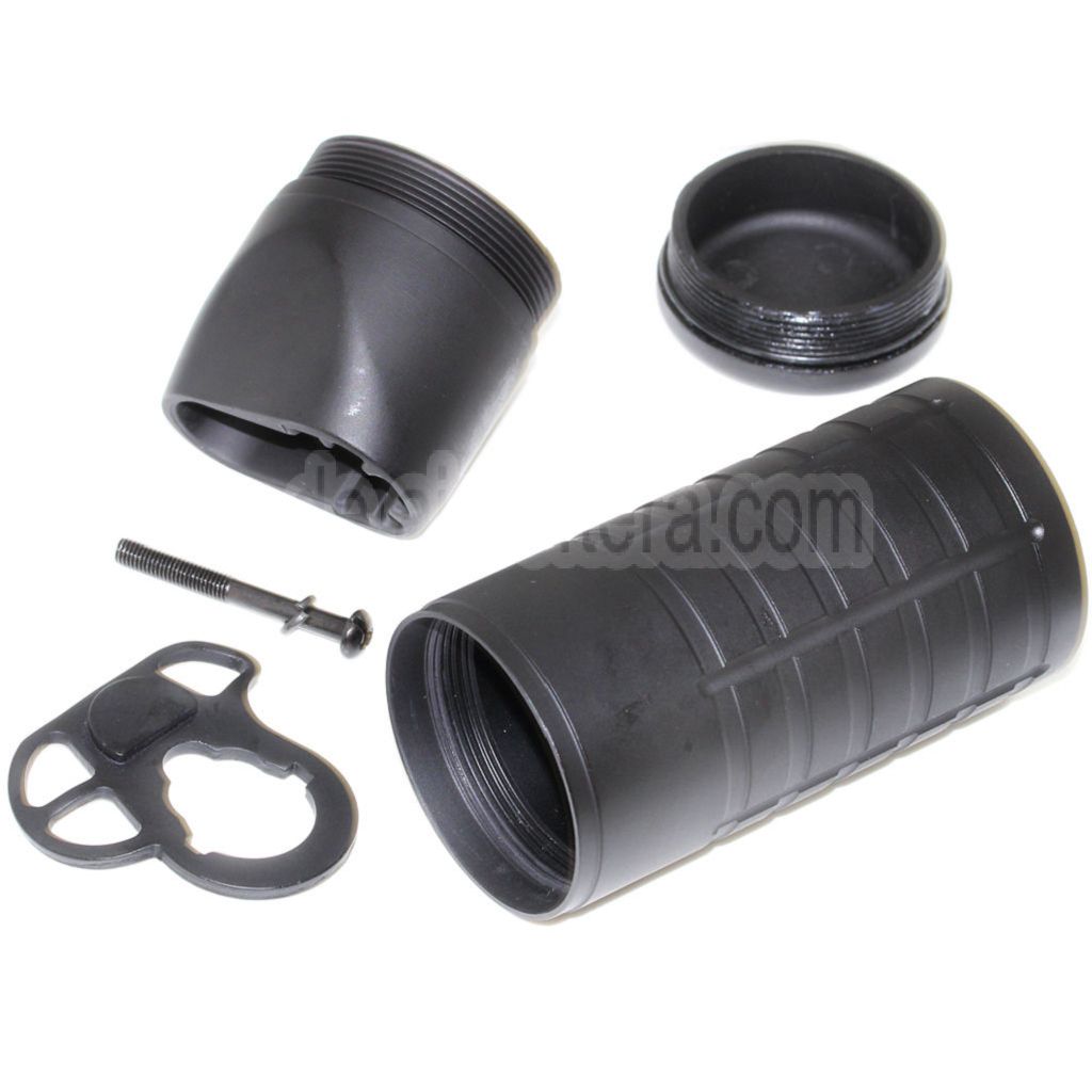 APS Mini Patriot Schaft 150mm Geeignet für ASR106 M4 M16 Serie AEG Gewehre Airsoft Schwarz