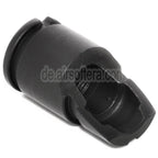 CYMA AKM Slant Metall Mündungsfeuerdämpfer Geeignet für -14mm CCW Gegen den Uhrzeigersinn Lauf Gewehre Airsoft Schwarz