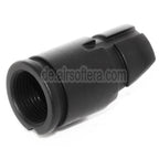 CYMA AKM Slant Metall Mündungsfeuerdämpfer Geeignet für -14mm CCW Gegen den Uhrzeigersinn Lauf Gewehre Airsoft Schwarz