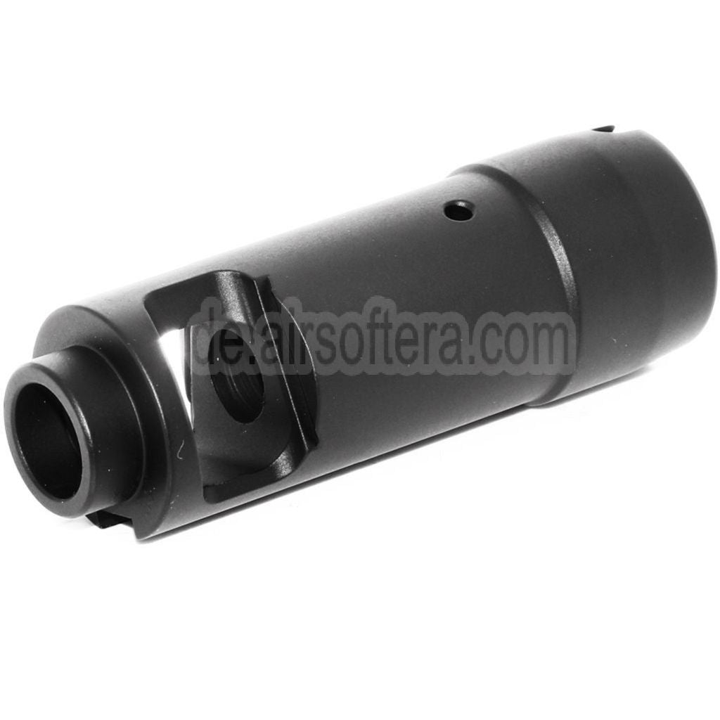 CYMA AK74 Metall Mündungsfeuerdämpfer Geeignet für -14mm CCW Gegen den Uhrzeigersinn Lauf Gewehre Airsoft Schwarz