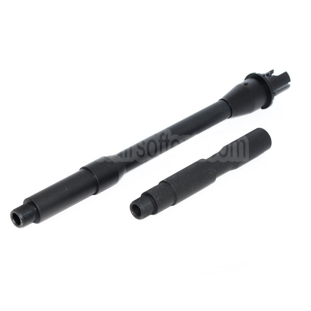 5KU 14.5 Zoll Aluminum Außenlauf -14mm CCW Gegen den Uhrzeigersinn Geeignet für M4 M16 M4A1 Serie AEG Gewehre Airsoft