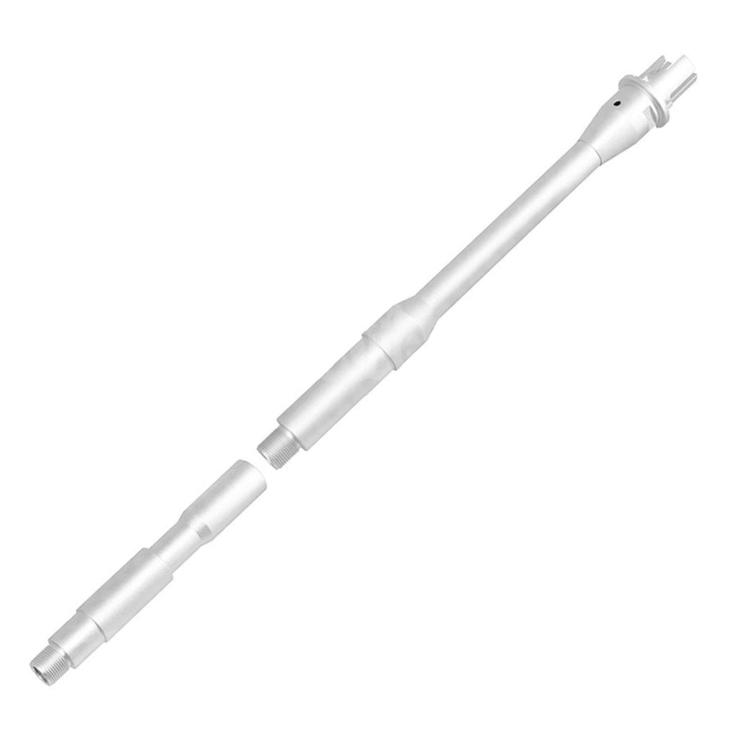 5KU 14.5 Zoll Aluminum Außenlauf -14mm CCW Gegen den Uhrzeigersinn Geeignet für M4 M16 M4A1 Serie AEG Gewehre Airsoft