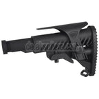 APS M4A64 Shark Stil Schaft mit Backenstücksatz Geeignet für M4 M16 Serie AEG Gewehre Airsoft Schwarz