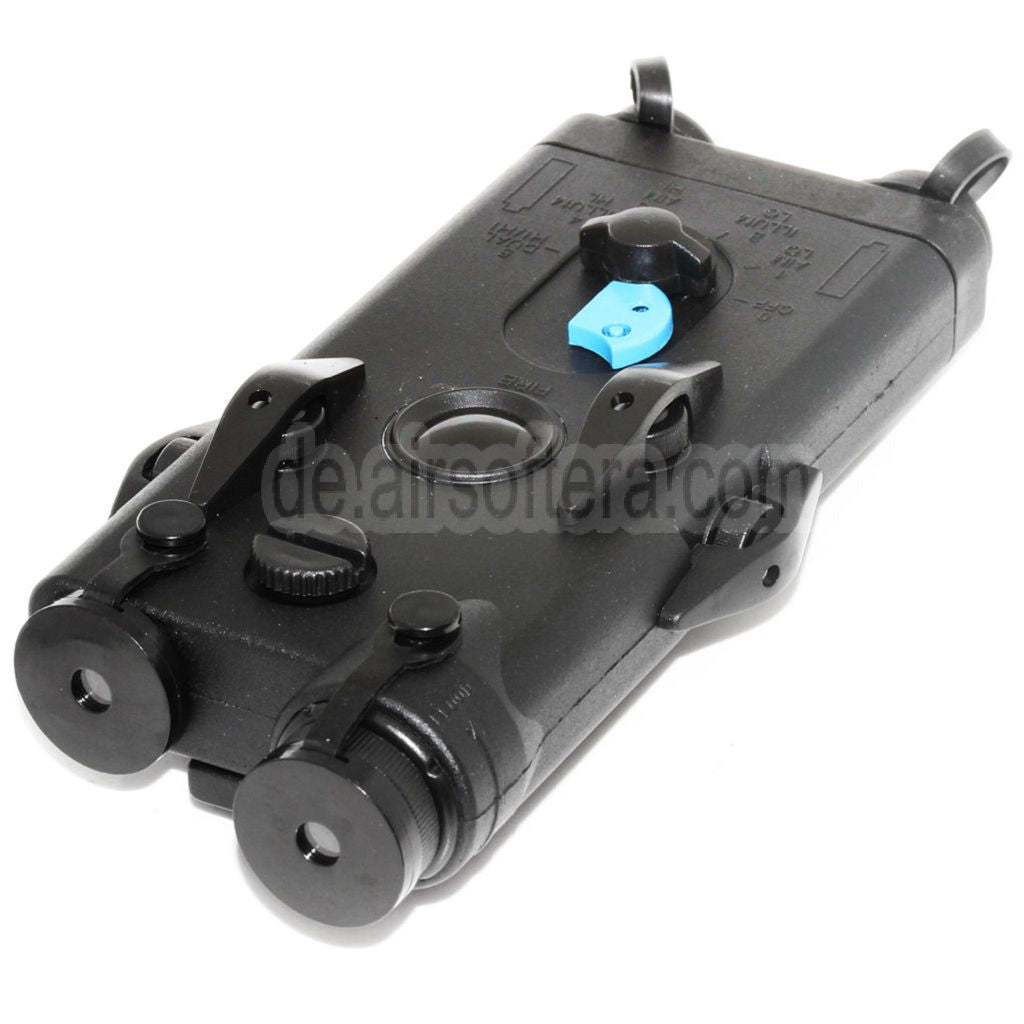 AirsoftEra PEQ 2 Stil Batteriefach Box mit 20mm RIS Mount Geeignet für AEG Schwarz