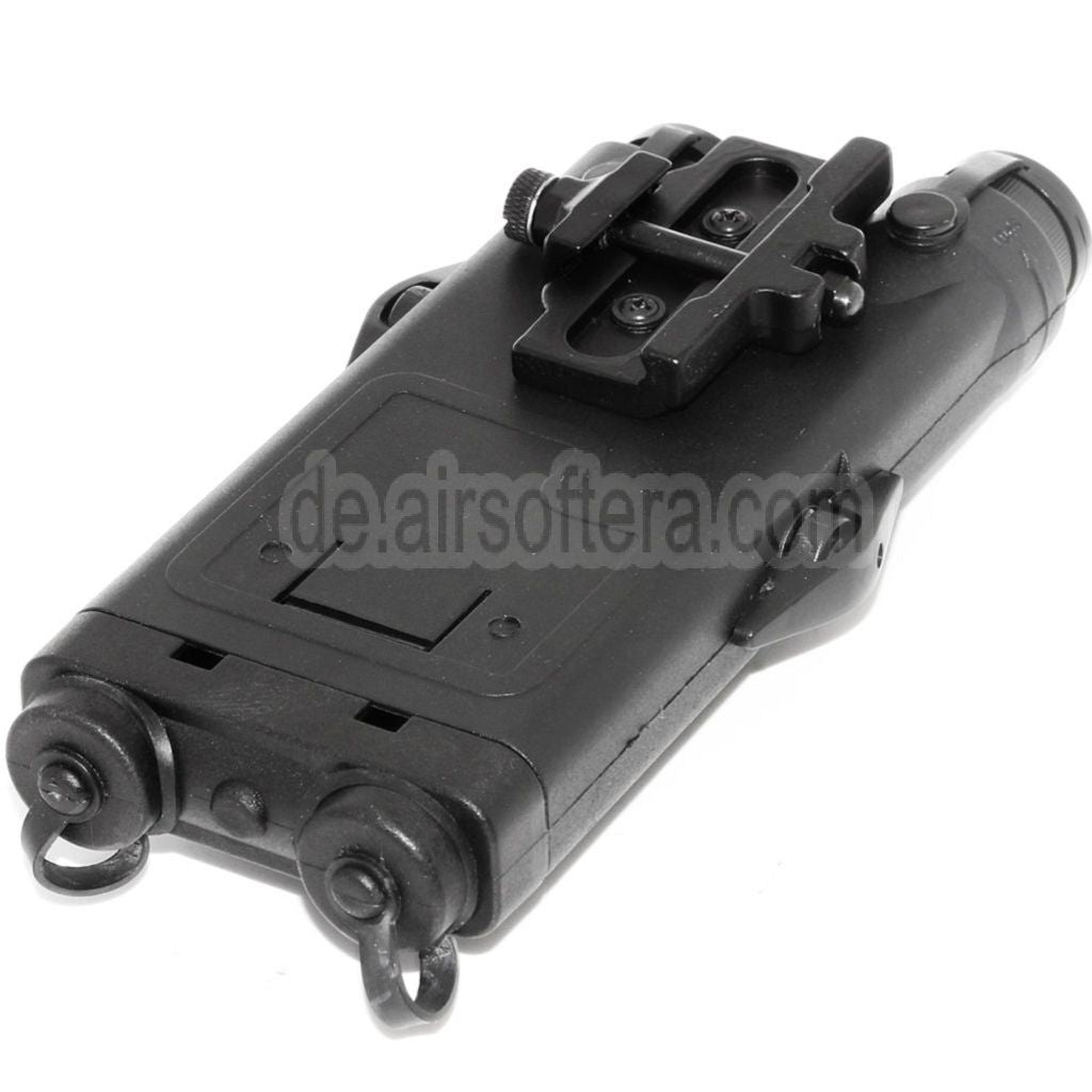 AirsoftEra PEQ 2 Stil Batteriefach Box mit 20mm RIS Mount Geeignet für AEG Schwarz