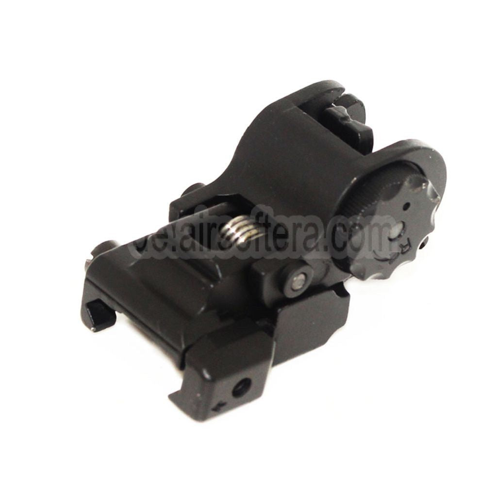 D-BOYS 300/600 Hochklappen Kimme Geeignet für 20mm Schiene Gewehre Airsoft