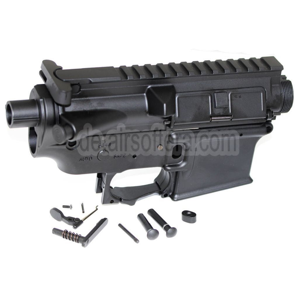 APS Oberkörper Unterkörper Empfänger Geeignet für APS ASR Tokyo Marui M4 M16 Serie AEG Gewehre Airsoft Schwarz