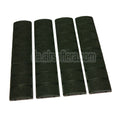 D-BOYS 4 Stück Set Polymer 20mm RIS Schienenabdeckung Panel Olivgrün OD
