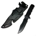 CYMA Plastik M37 Seal Pup Messer (nicht scharfes weiches Gummi Attrappenmesser) mit Scheide