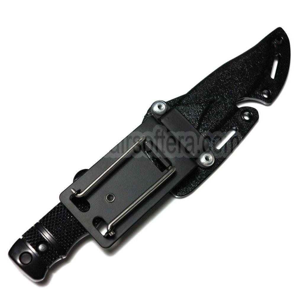CYMA Plastik M37 Seal Pup Messer (nicht scharfes weiches Gummi Attrappenmesser) mit Scheide
