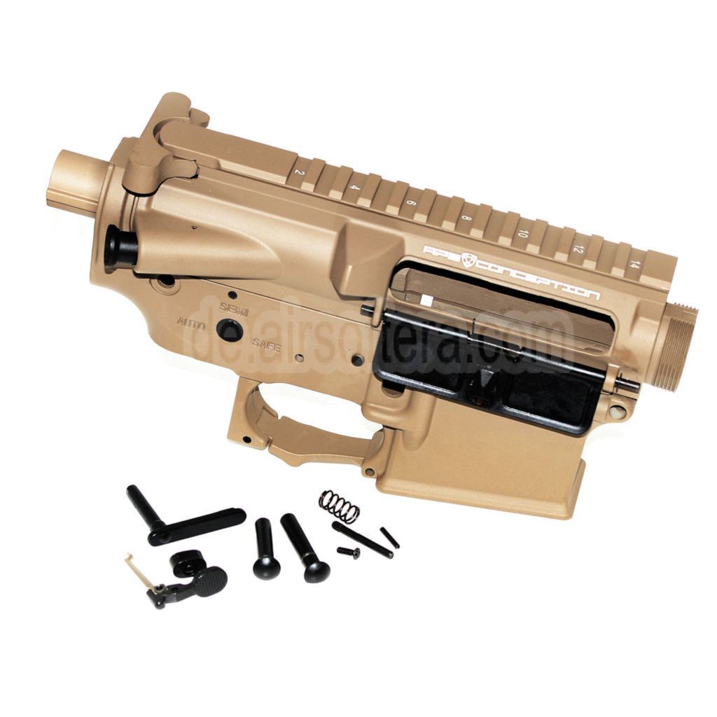 APS Logo Oberkörper Unterkörper Empfänger Geeignet für APS ASR Tokyo Marui M4 M16 Serie AEG Gewehre Airsoft