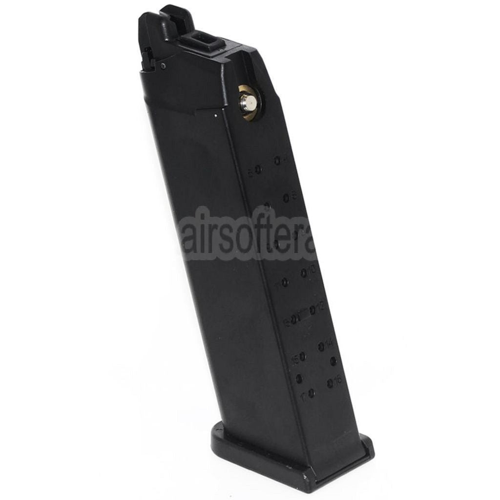 ARMY ARMAMENT 25rd Gas Magazin Geeignet für G17 G18C G-Serie GBB Pistolen Airsoft Schwarz